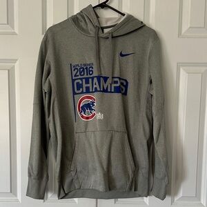 Nike Men's Gray World Series Champs Hoodie